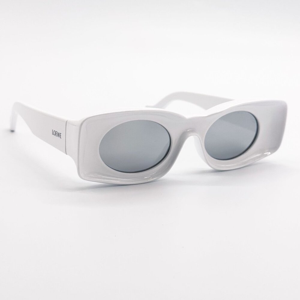 NEW LOEWE SUNGLASSES LW40033I 21C WHITE UNISEX EYEWEAR
